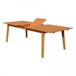 Oviala Tables à Manger Table Extensible Eucalyptus Marron -Marquee Magasin table extensible eucalyptus marron 4