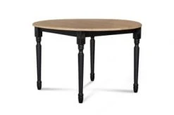 Hellin Tables à Manger Table Extensible Ronde Bois D105 Cm + 1 Allonge Et Pieds Tournés -Marquee Magasin table extensible ronde bois d105 cm 1 allonge et pieds tournes 5