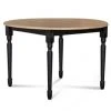 Hellin Tables à Manger Table Extensible Ronde Bois D115 Cm Avec 1 Allonge Et Pieds Tournés -Marquee Magasin table extensible ronde bois d115 cm avec 1 allonge et pieds tournes 4