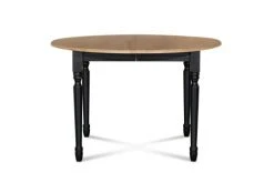 Hellin Tables à Manger Table Extensible Ronde Bois D115 Cm Avec 1 Allonge Et Pieds Tournés -Marquee Magasin table extensible ronde bois d115 cm avec 1 allonge et pieds tournes 5
