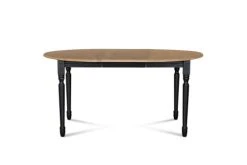 Hellin Tables à Manger Table Extensible Ronde Bois D115 Cm Avec 1 Allonge Et Pieds Tournés -Marquee Magasin table extensible ronde bois d115 cm avec 1 allonge et pieds tournes 7