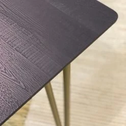 Pirouette Paris Tables à Manger Table Finition Bois Pieds En Métal Doré 160x90 -Marquee Magasin table finition bois pieds en metal dore 160x90 4