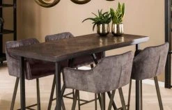 Mathi Design Tables à Manger Table Haute Bois L140 -Marquee Magasin table haute bois l140 3