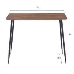 Pirouette Paris Tables à Manger Table Haute De Bar Finition Bois 120cm -Marquee Magasin table haute de bar finition bois 120cm 3