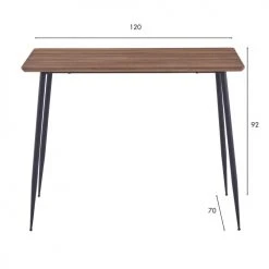 Pirouette Paris Tables à Manger Table Haute De Bar Finition Bois 120cm -Marquee Magasin table haute de bar finition bois 120cm 4