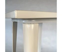 Meubles & Design Tables à Manger Table Haute Métal Style Industriel Blanc -Marquee Magasin table haute metal style industriel blanc 2