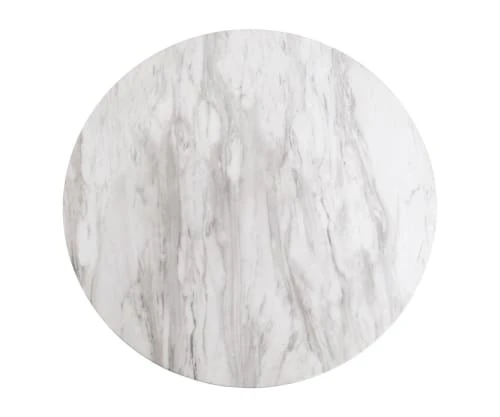 Meubles & Design Tables à Manger Table Haute Ronde Effet Marbre Pied Métal Noir 5 Meubles & Design Tables à Manger Table Haute Ronde Effet Marbre Pied Métal Noir – Image 3