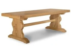 Hellin Tables à Manger Table Monastère Bois Chêne Massif L220 -Marquee Magasin table monastere bois chene massif l220 2