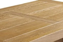 Hellin Tables à Manger Table Monastère En Chêne Clair Massif + 2 Allonges L180/280 -Marquee Magasin table monastere en chene clair massif 2 allonges l180 280 4