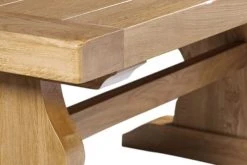 Hellin Tables à Manger Table Monastère En Chêne Clair Massif + 2 Allonges L180/280 -Marquee Magasin table monastere en chene clair massif 2 allonges l180 280 5