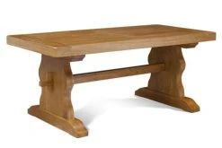 Hellin Tables à Manger Table Monastère En Chêne Moyen Massif + 2 Allonges L180/280 -Marquee Magasin table monastere en chene moyen massif 2 allonges l180 280 3