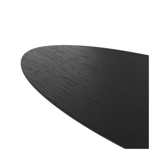 Rendez Vous Déco Tables à Manger Table Ovale 220 Cm En Bois Noir 6-8 Personnes 7 Rendez Vous Déco Tables à Manger Table Ovale 220 Cm En Bois Noir 6-8 Personnes – Image 5