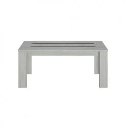 Gami Tables à Manger Table Rectangulaire 1 Allonge Effet Bois Gris