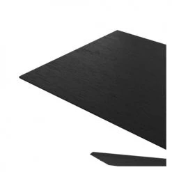 Rendez Vous Déco Tables à Manger Table Rectangulaire 220 Cm En Bois Noir 6-8 Personnes -Marquee Magasin table rectangulaire 220 cm en bois noir 6 8 personnes 4