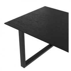 Rendez Vous Déco Tables à Manger Table Rectangulaire 240 Cm En Bois Noir 10 Personnes -Marquee Magasin table rectangulaire 240 cm en bois noir 10 personnes 10