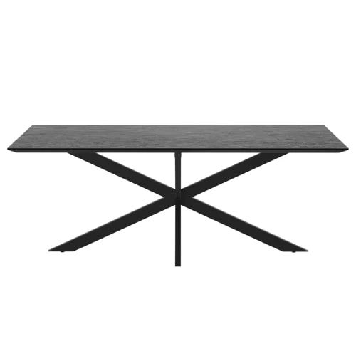 Rendez Vous Déco Tables à Manger Table Rectangulaire 240 Cm En Bois Noir 10 Personnes 6 Rendez Vous Déco Tables à Manger Table Rectangulaire 240 Cm En Bois Noir 10 Personnes – Image 4