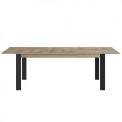 Gami Tables à Manger Table Rectangulaire Effet Bois Marron -Marquee Magasin table rectangulaire effet bois marron 3