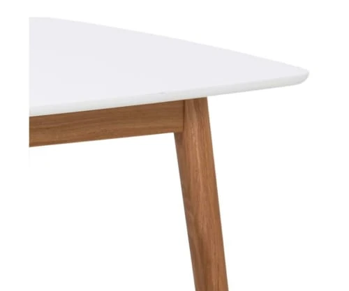 Meubles & Design Tables à Manger Table Rectangulaire En Bois 150x80cm Blanc 7 Meubles & Design Tables à Manger Table Rectangulaire En Bois 150x80cm Blanc – Image 5