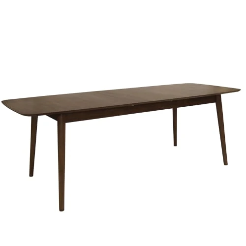 Rendez Vous Déco Tables à Manger Table Rectangulaire Extensible En Bois Foncé 6-8 Personnes 6 Rendez Vous Déco Tables à Manger Table Rectangulaire Extensible En Bois Foncé 6-8 Personnes – Image 4