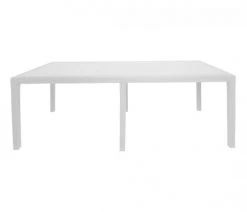 Dmora Tables à Manger Table Rectangulaire Extensible En Polypropylène Blanc -Marquee Magasin table rectangulaire extensible en polypropylene blanc 2