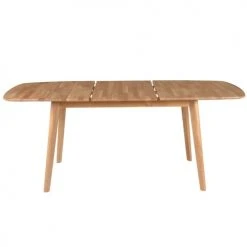 Zago Tables à Manger Table Repas 140 Cm En Chêne Avec Allonge Percy -Marquee Magasin table repas 140 cm en chene avec allonge percy 3