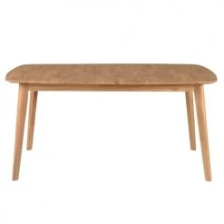 Zago Tables à Manger Table Repas 160 Cm En Chêne Avec Allonge Percy