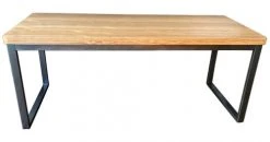 Mathi Design Tables à Manger Table Repas 180 Cm Bois Massif Clair