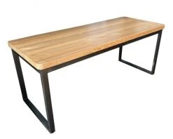 Mathi Design Tables à Manger Table Repas 180 Cm Bois Massif Clair -Marquee Magasin table repas 180 cm bois massif clair 4