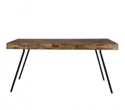 Mathi Design Tables à Manger Table Repas Bois Et Acier L160