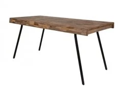 Mathi Design Tables à Manger Table Repas Bois Et Acier L160 -Marquee Magasin table repas bois et acier l160 4
