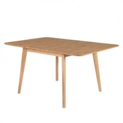 Zago Tables à Manger Table Repas Carrée En Chêne 100 Cm Avec Allonge Percy -Marquee Magasin table repas carree en chene 100 cm avec allonge percy 4
