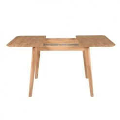 Zago Tables à Manger Table Repas Carrée En Chêne 100 Cm Avec Allonge Percy -Marquee Magasin table repas carree en chene 100 cm avec allonge percy 5