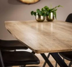 Mathi Design Tables à Manger Table Repas Effet Chêne L160 -Marquee Magasin table repas effet chene l160 2