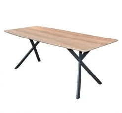 Mathi Design Tables à Manger Table Repas Effet Chêne L160