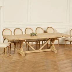 Robin Des Bois Tables à Manger Table Repas En Acacia 10/14 Personnes L223/285 -Marquee Magasin table repas en acacia 10 14 personnes l223 285 1