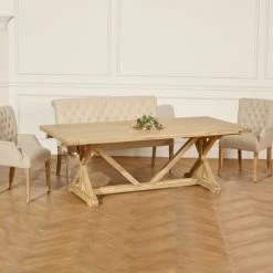 Robin Des Bois Tables à Manger Table Repas En Acacia 10/14 Personnes L223/285 -Marquee Magasin table repas en acacia 10 14 personnes l223 285 2