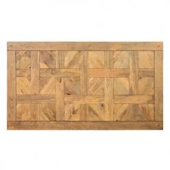 Altobuy Tables à Manger Table Repas L.160cm Métal Noir Et Bois Massif -Marquee Magasin table repas l 160cm metal noir et bois massif 5