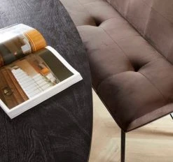 Mathi Design Tables à Manger Table Repas Ovale Bois Noir L200 -Marquee Magasin table repas ovale bois noir l200 2