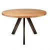 Mathi Design Tables à Manger Table Repas Ronde En Bois L120 -Marquee Magasin table repas ronde en bois l120