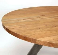 Mathi Design Tables à Manger Table Repas Ronde En Bois L120 -Marquee Magasin table repas ronde en bois l120 2