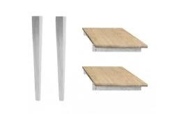 Hellin Tables à Manger Table Ronde 6 Pieds Fuseau 105 Cm + 3 Rallonges Bois -Marquee Magasin table ronde 6 pieds fuseau 105 cm 3 rallonges bois 8