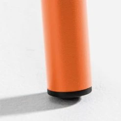 Oviala Tables à Manger Table Ronde Acier Orange -Marquee Magasin table ronde acier orange 2