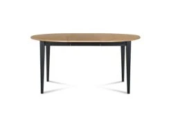 Hellin Tables à Manger Table Ronde Bois D115 Cm Avec 1 Allonge Et Pieds Fuseau -Marquee Magasin table ronde bois d115 cm avec 1 allonge et pieds fuseau 3