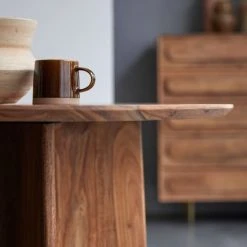 Tikamoon Tables à Manger Table Ronde En Palissandre Massif 4 Pers -Marquee Magasin table ronde en palissandre massif 4 pers 1