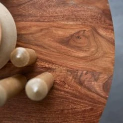 Tikamoon Tables à Manger Table Ronde En Palissandre Massif 4 Pers -Marquee Magasin table ronde en palissandre massif 4 pers 2