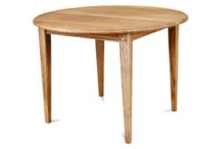 Hellin Tables à Manger Table Ronde Extensible Bois Chêne Moyen Massif D115 -Marquee Magasin table ronde extensible bois chene moyen massif d115 5