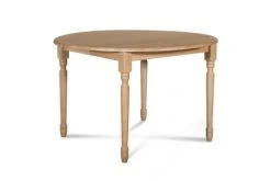 Hellin Tables à Manger Table Ronde Extensible Pieds Tournés D105 + 4 Chaises Tissu -Marquee Magasin table ronde extensible pieds tournes d105 4 chaises tissu 21