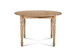 Hellin Tables à Manger Table Ronde Extensible Pieds Tournés D115 + 4 Chaises Tissu -Marquee Magasin table ronde extensible pieds tournes d115 4 chaises tissu 8
