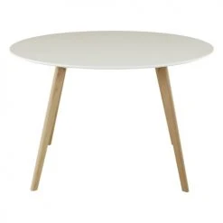 Zago Tables à Manger Table Ronde Laqué Blanc 120 Cm -Marquee Magasin table ronde laque blanc 120 cm 2