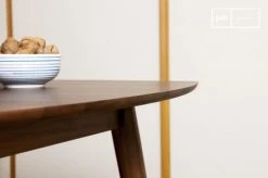 PIB Tables à Manger Table Scandinave En Bois Marron -Marquee Magasin table scandinave en bois marron 2